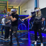 Kids Wearing VR Headsets