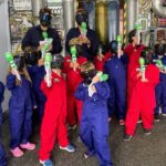 Kids with Gel Blasters